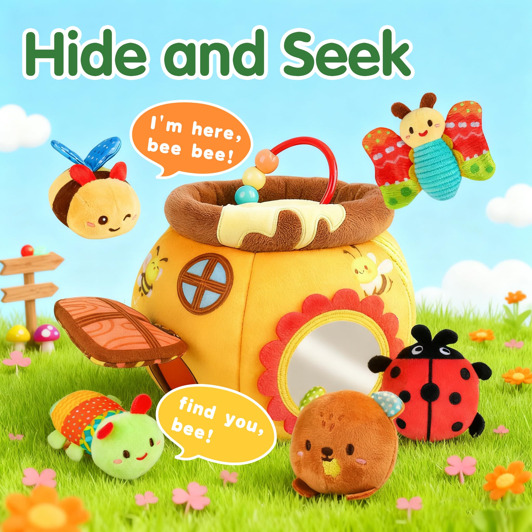 Thremhoo Beehive storage design keeps toys tidy and accessible