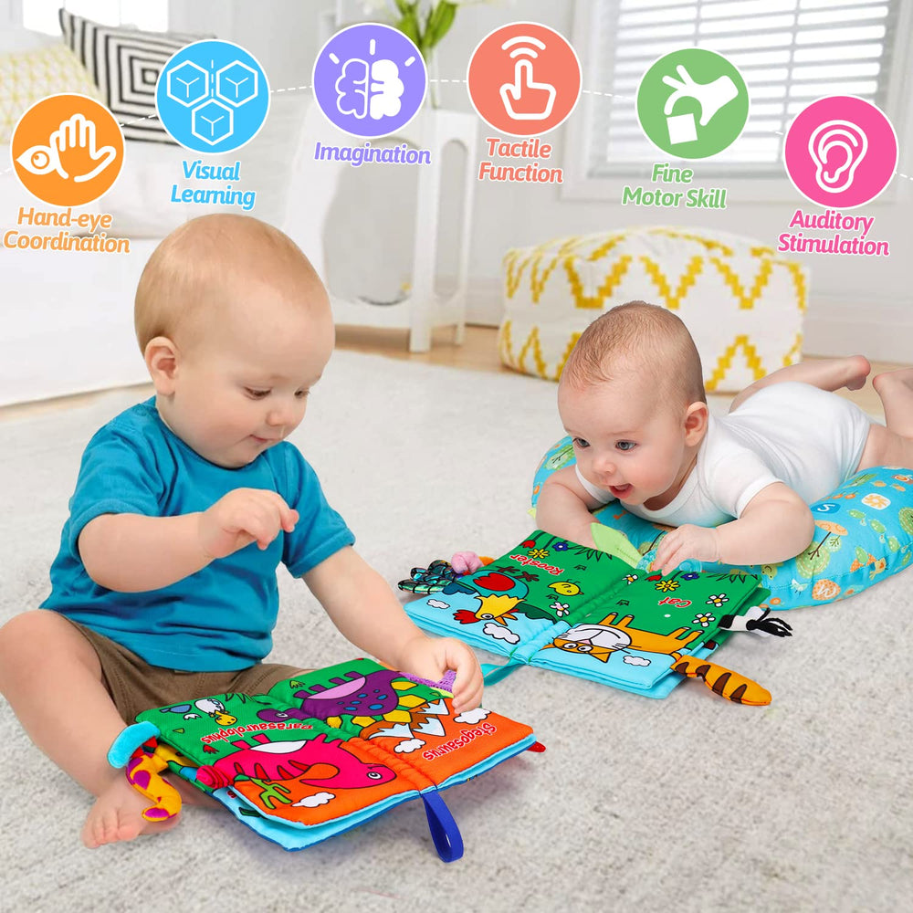 Thremhoo travel-friendly book set fits car seats and carriers.