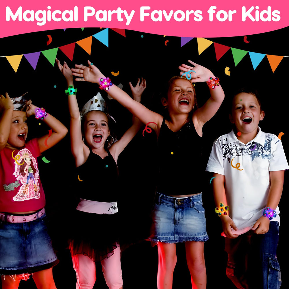 Thremhoo LED bracelet spinner bright lights add excitement and fun.