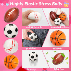 Thremhoo football-stress-ball in bright colors for active play.