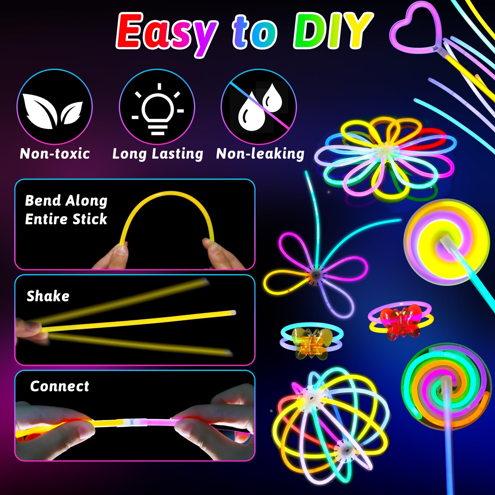 Thremhoo glow bracelets add wearable color for events