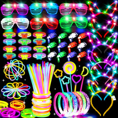 Thremhoo glow sticks bulk pack illuminates parties with vibrant neon colors for kids