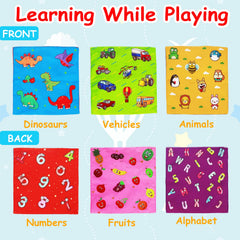 Thremhoo Montessori sensory toy set sparks hearing through crackly sounds during safe, supervised play.