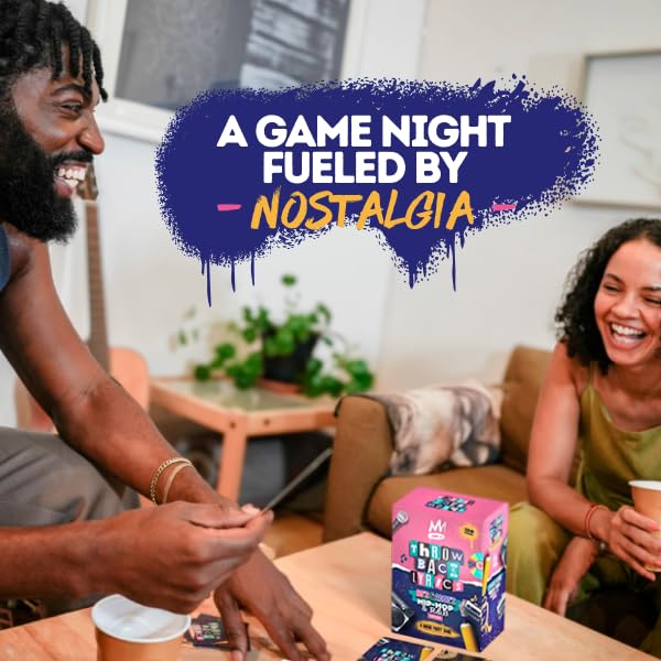 Throwback Lyrics charade challenges; playful activity for parties.