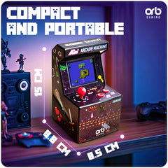 Thumbs Up Mini Arcade screen display reveals bright 2.5-inch color panel