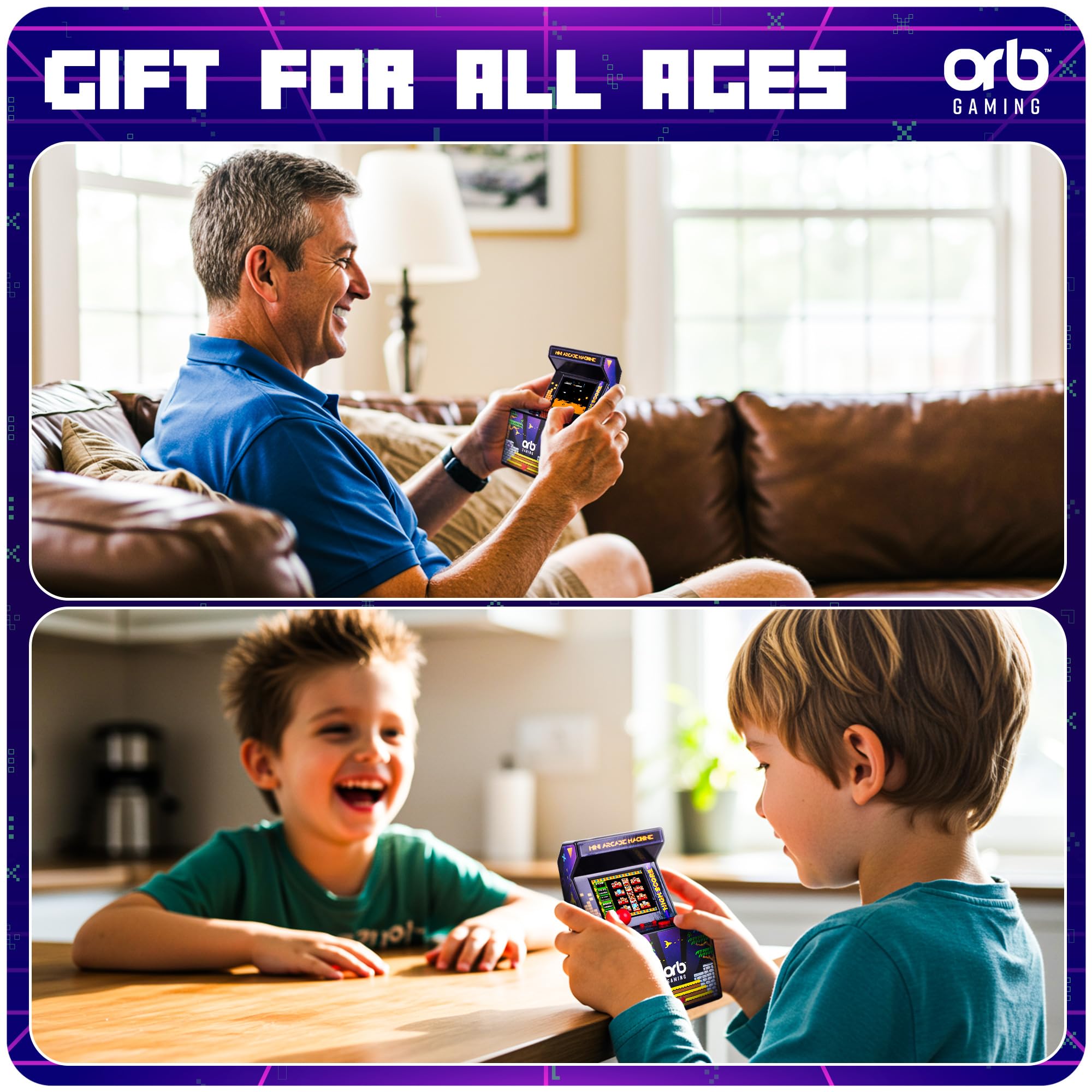 Thumbs Up Orb carry case, travel-ready mini arcade companion.