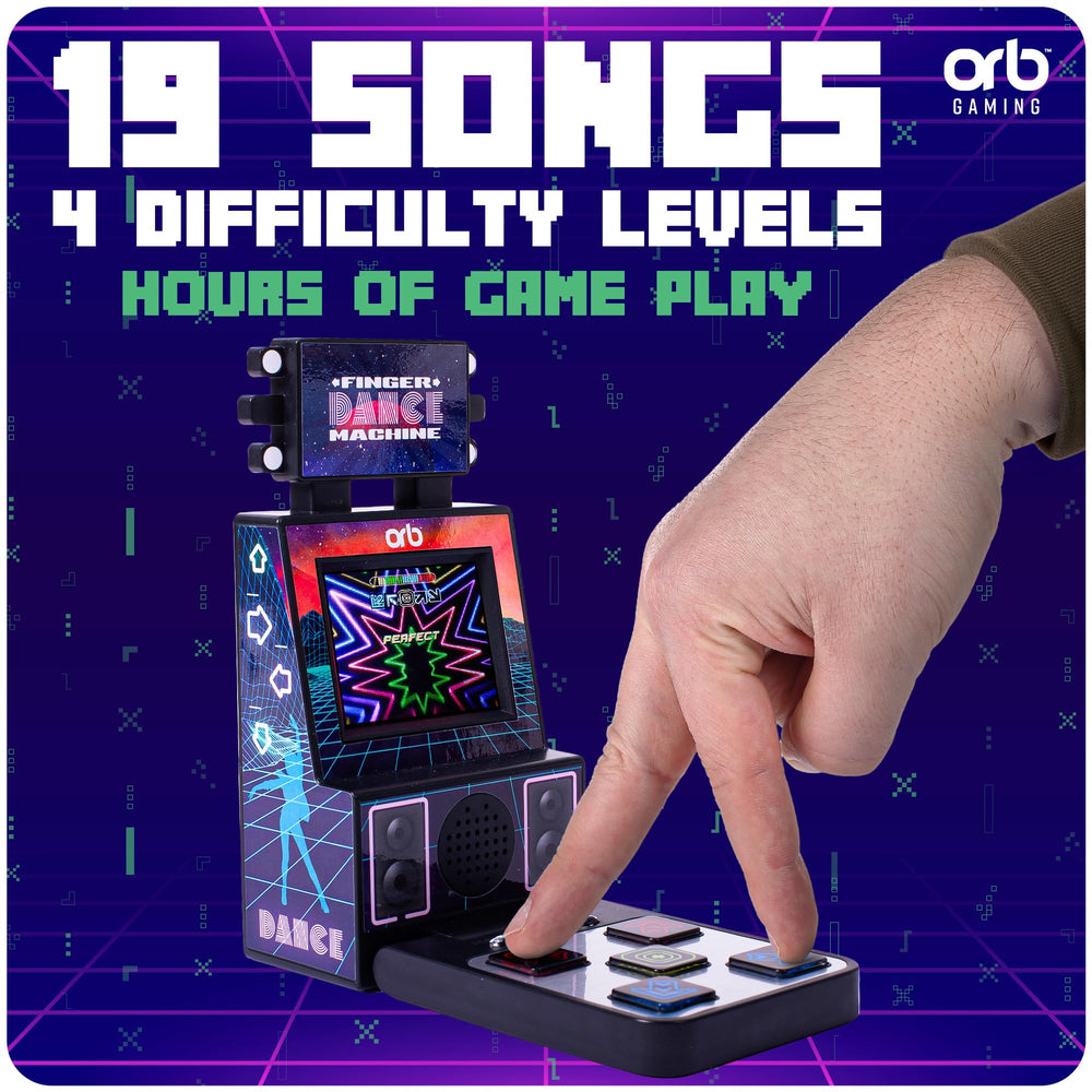 Thumbs Up Orb top view highlighting palm sized arcade design