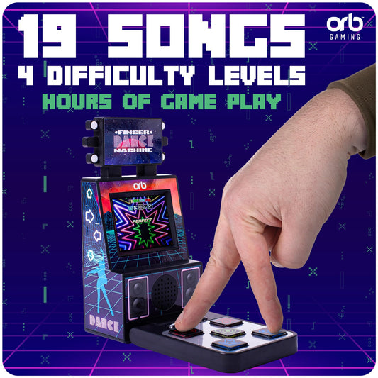 Thumbs Up Orb top view highlighting palm sized arcade design