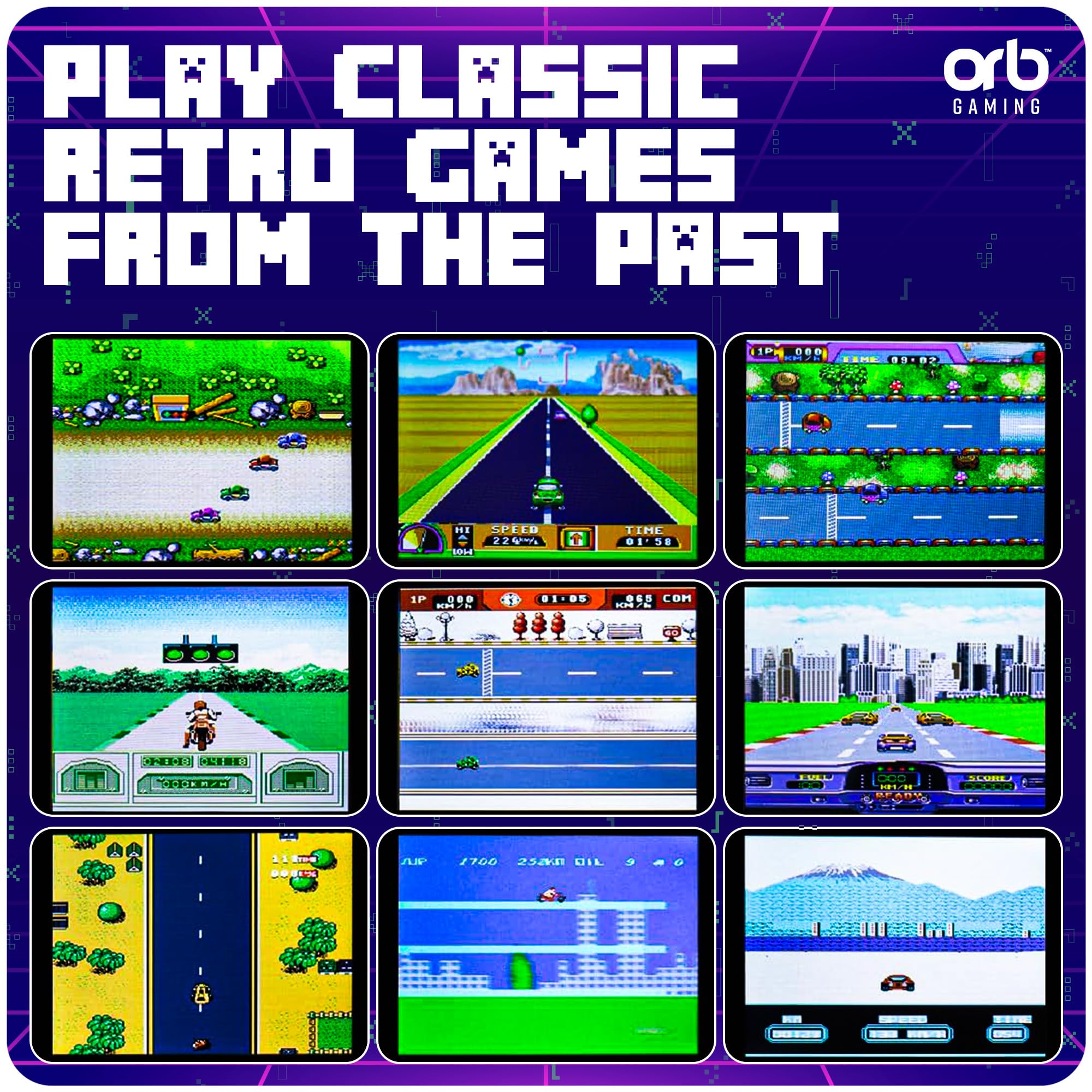 Thumbs Up Orb control buttons close-up for responsive retro gameplay.
