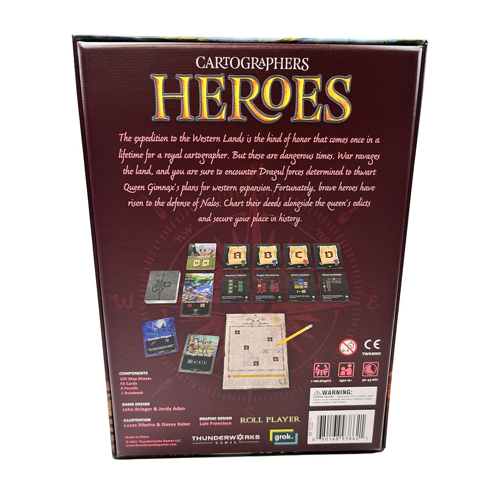 Cartographers Heroes play area demonstrates easy setup for up to 100 players