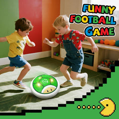 Thusine hover soccer ball soft foam bumpers protect walls during play.