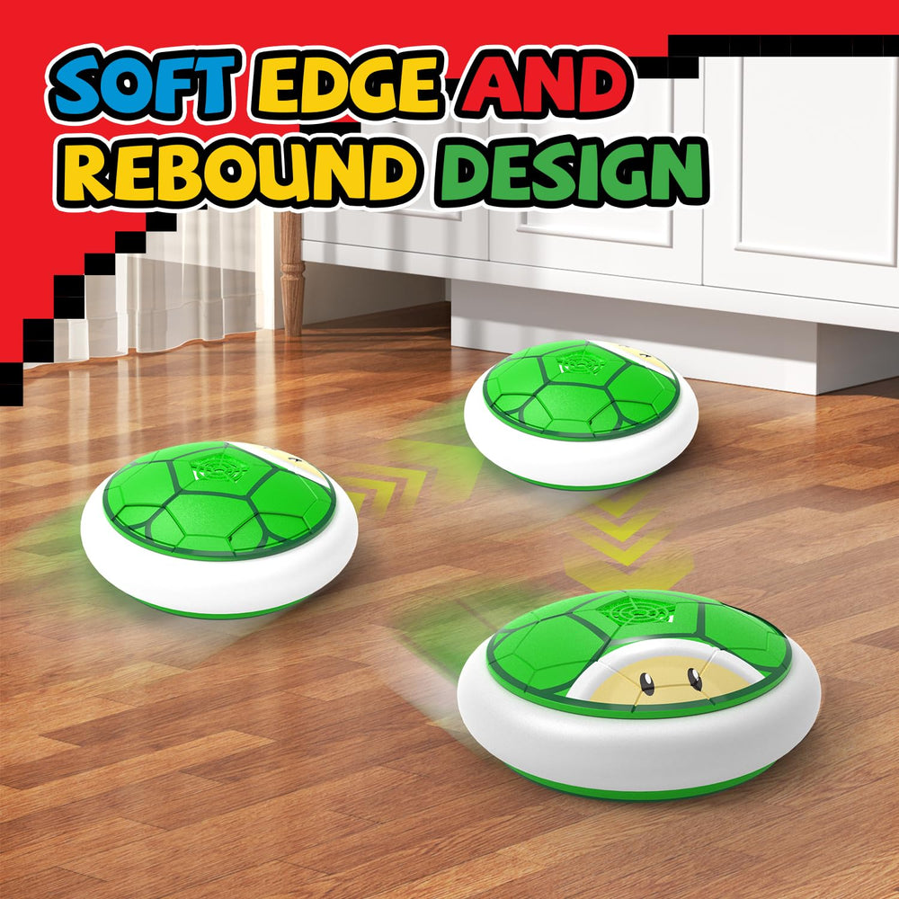 Thusine hover soccer ball LED lights illuminate indoor fun.