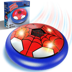 Thusine hover soccer ball with LED lights for engaging indoor play.