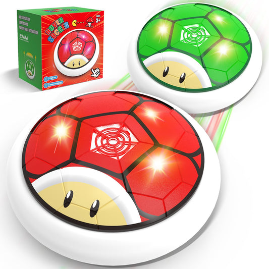 Thusine hover soccer ball with LED lights glides smoothly on indoor floors for active play.