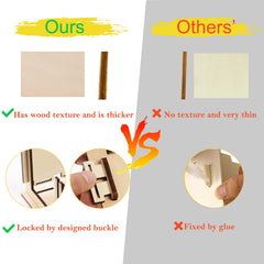 Pre-cut and slotted wood pieces from THWAS-LIGHT ease beginner assembly