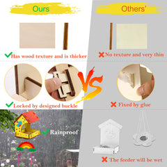 THWAS-LIGHT diamond stickers sheet to decorate bird feeders