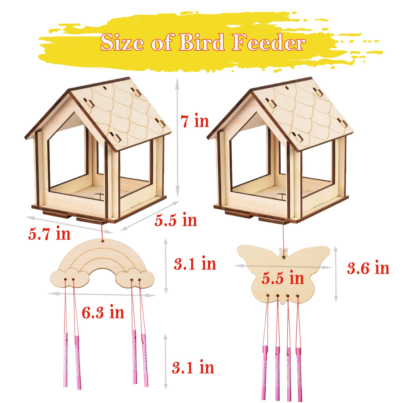 Unfinished THWAS-LIGHT wood pieces invite kid-friendly assembly and creativity.