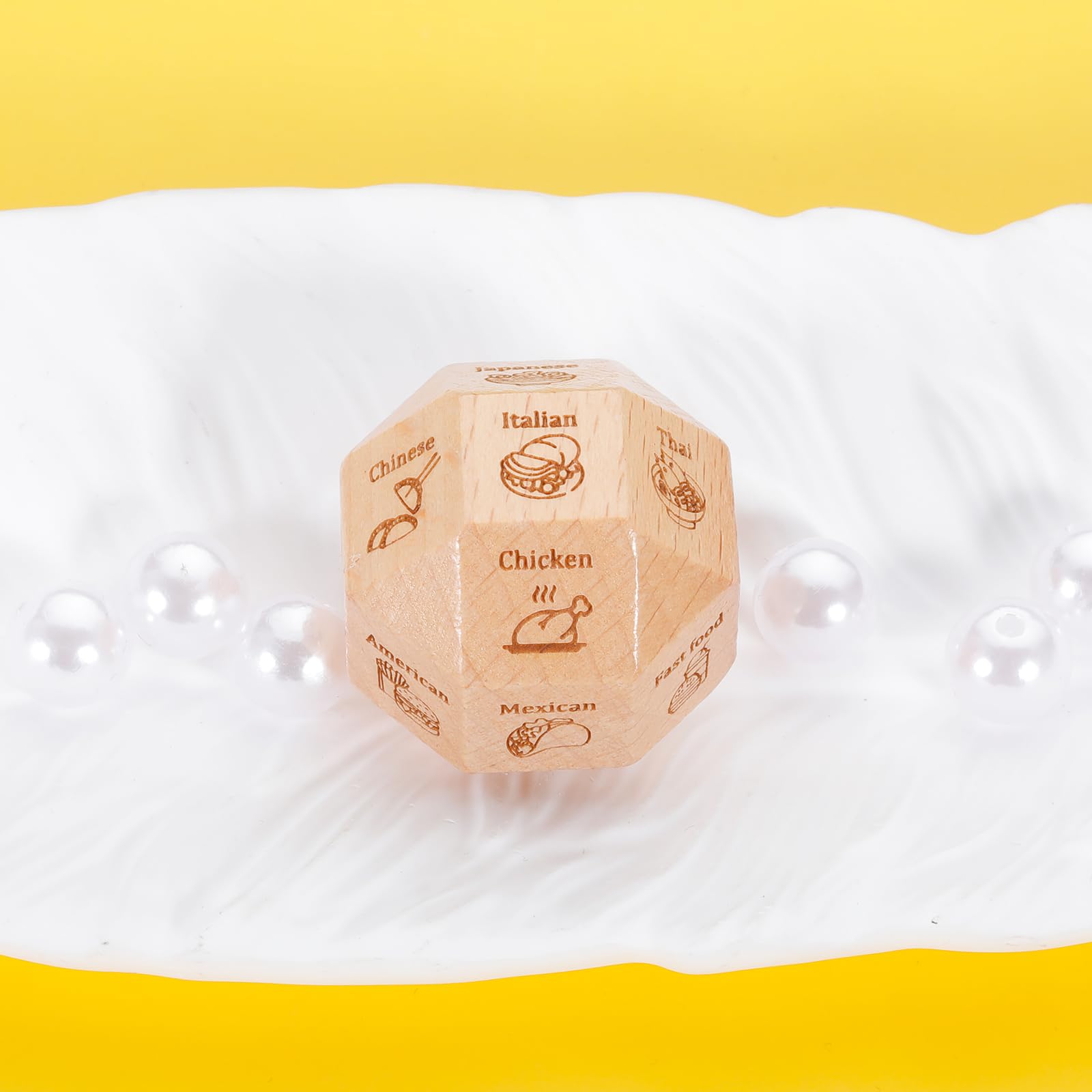 Durable wooden TI-EDC dice designed for long-lasting date-night use and gifting.