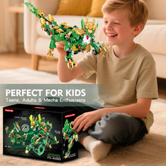 TIALLOW Dragon Rising 504-piece kit promotes STEM learning and creative building.
