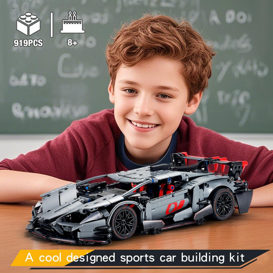 TIALLOW sports car opening doors demonstrates accessible play and intricate hinge details.
