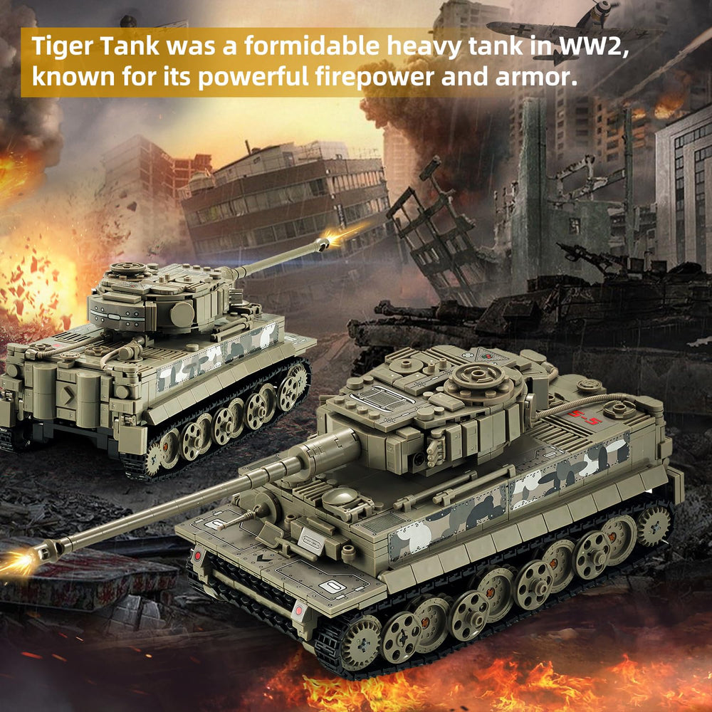 TIALLOW Tiger Tank turret rotation view showcases interactive building detail