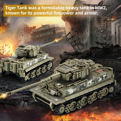 TIALLOW Tiger Tank turret rotation view showcases interactive building detail