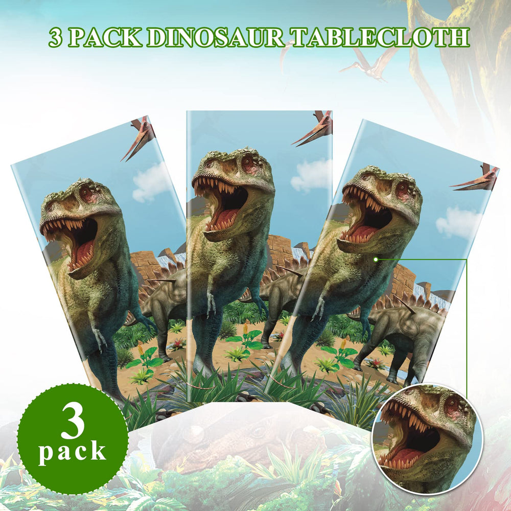 Tiamon dinosaur tablecloth durable material ensures party setup stays neat