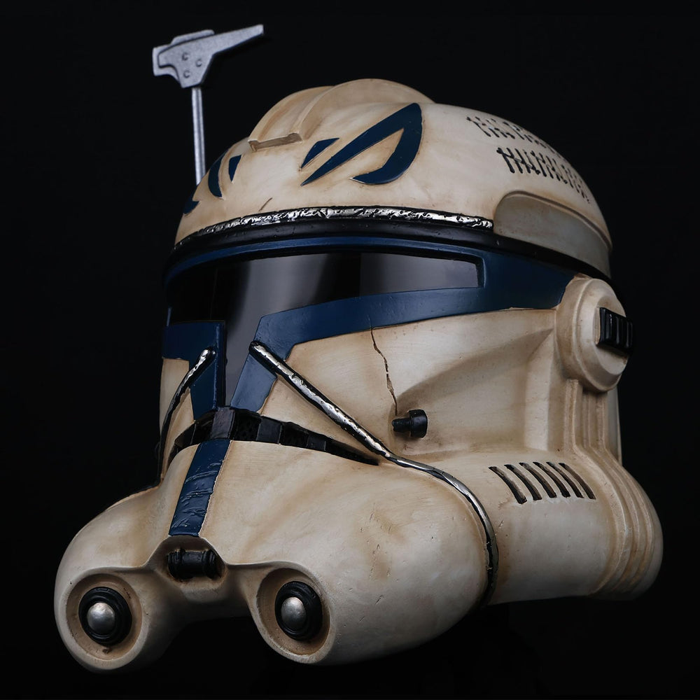 Tiangong Clone Trooper helmet display-ready for showcase.