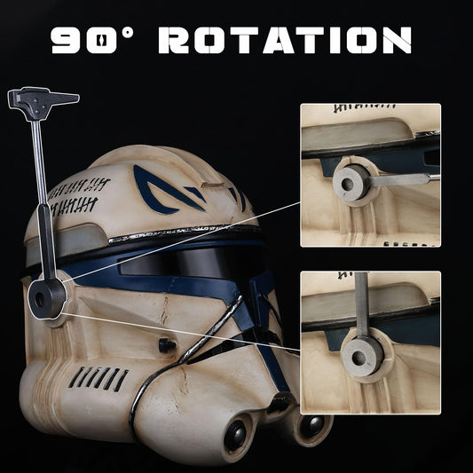 Tiangong Clone Trooper helmet side view for a striking display.
