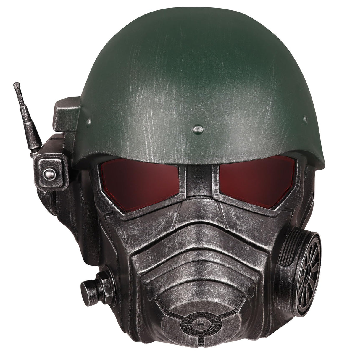 Tiangong Ranger helmet front view shows frosted finish for immersive cosplay.
