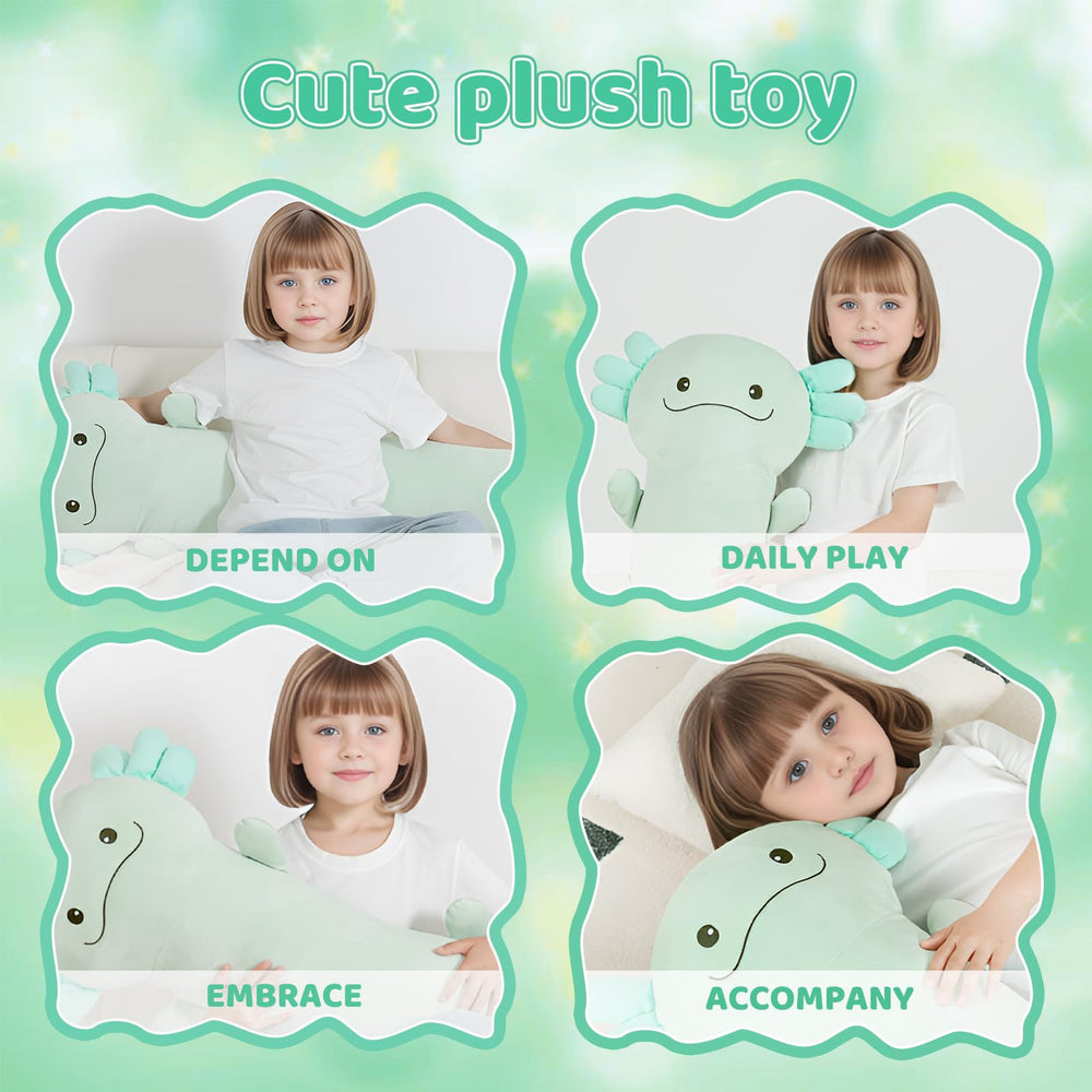 Tianmihou axolotl bright green glow adds playful vibes.