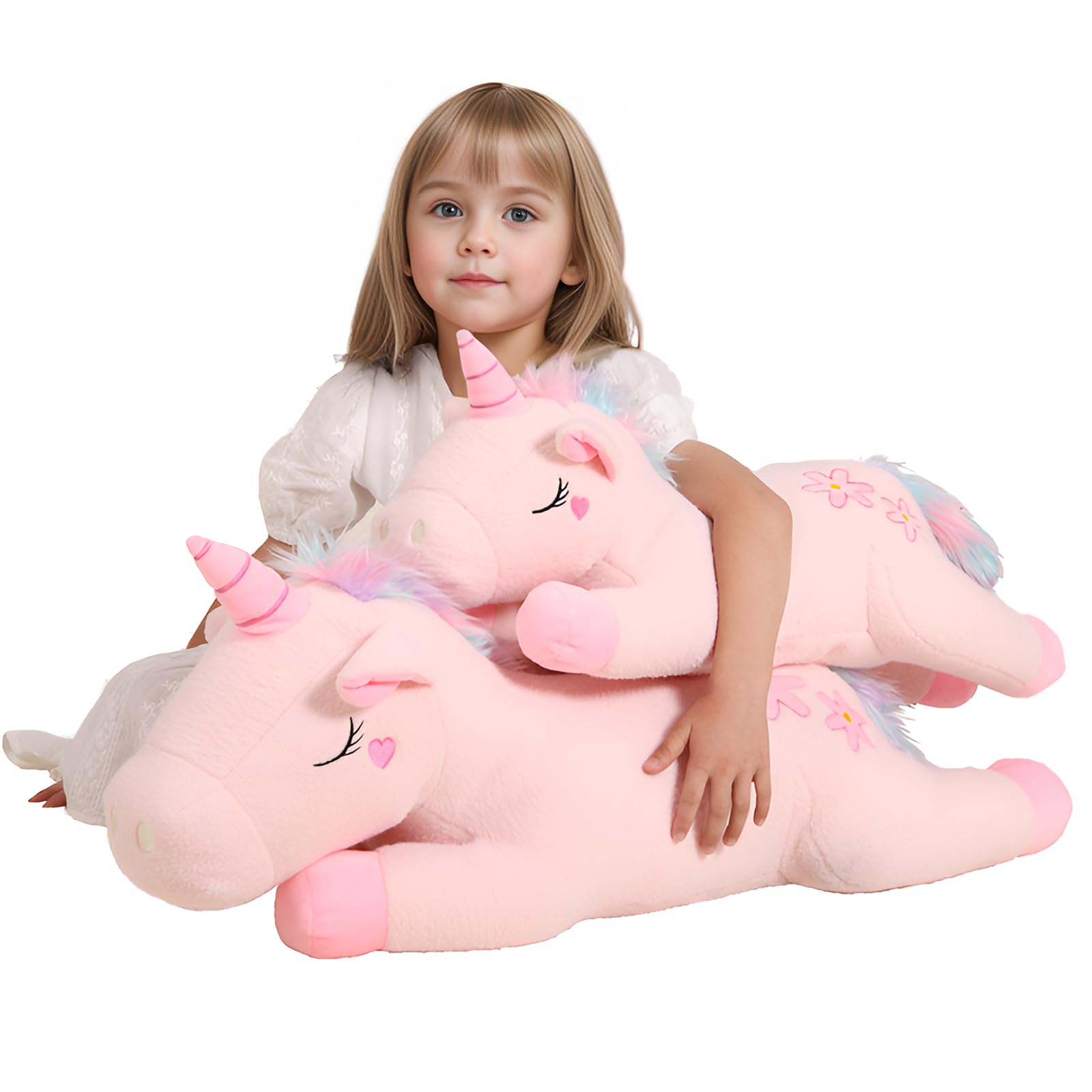 Tianmihou soft pink unicorn plush ideal for bedtime rituals.