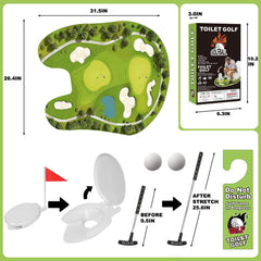 TIANSTIAL Toilet Golf Game golf balls for smooth putts and practice