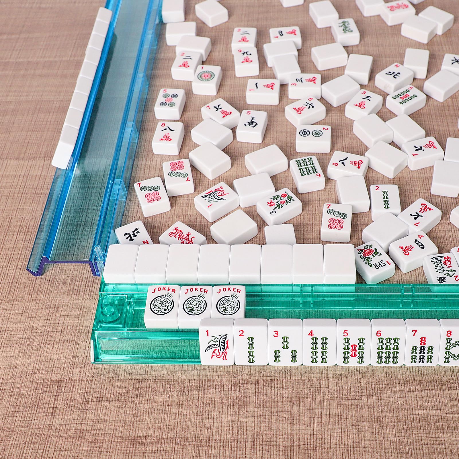TIASUSAN Mahjong dice and wind indicator included for authentic play.