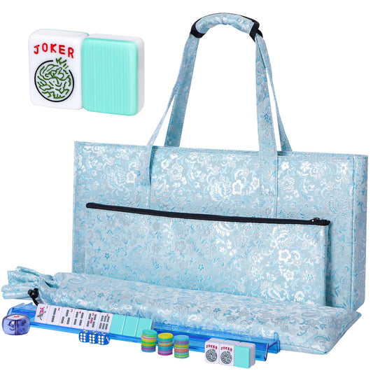 TIASUSAN American Mahjong tiles in light green with clear patterns for easy recognition.