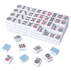 TIASUSAN American Mahjong tiles with blue backs for easy visibility during play.
