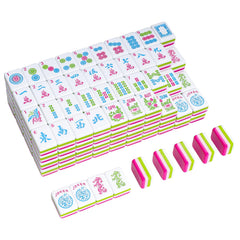 TIASUSAN engraved American Mahjong tiles with four-layer finish and close-up clarity for easy reading