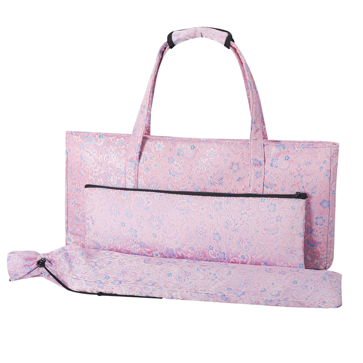 TIASUSAN Mahjong bag pink design showcasing portable case for a full set