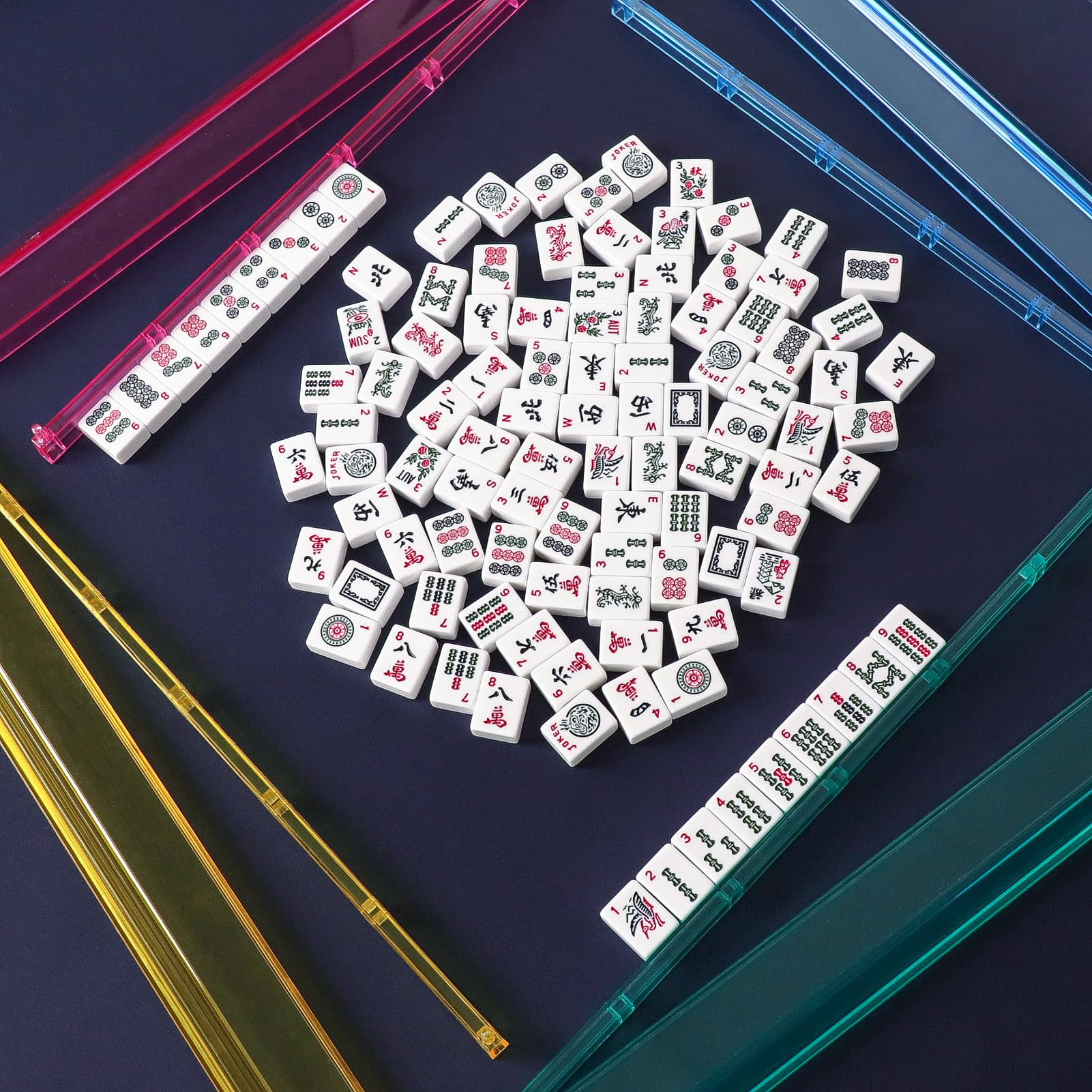 TIASUSAN mahjong manual guides beginners through setup and rules.