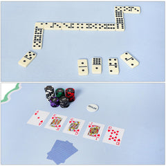 TIASUSAN Mahjong mat includes three dice for quick play