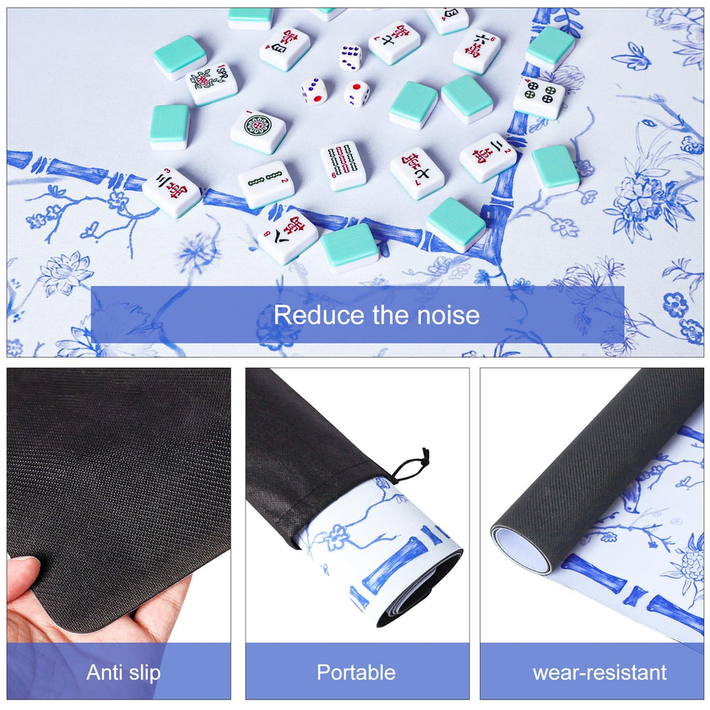 TIASUSAN noise-reduction surface cuts tile clatter for a quieter game.