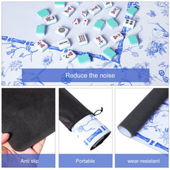 TIASUSAN noise-reduction surface cuts tile clatter for a quieter game.