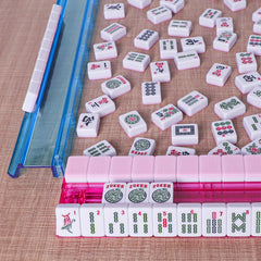 TIASUSAN mahjong racks and pushers provide stable organization.