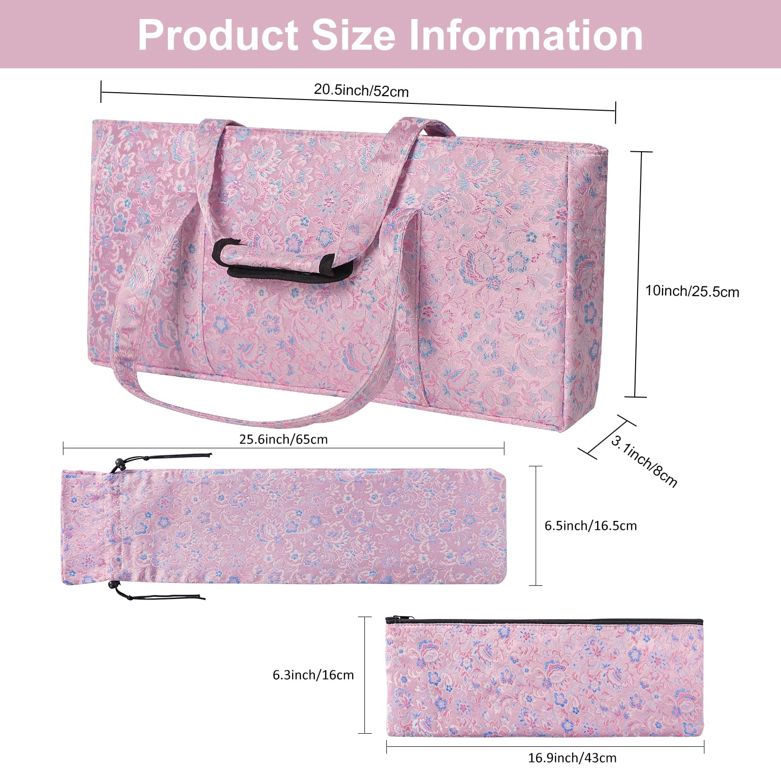 TIASUSAN Mahjong tiles bag compact storage keeps tiles organized