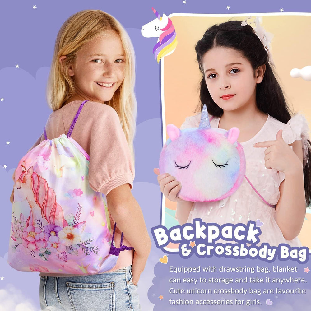 Tiblue drawstring unicorn backpack adds whimsy to back-to-school days.