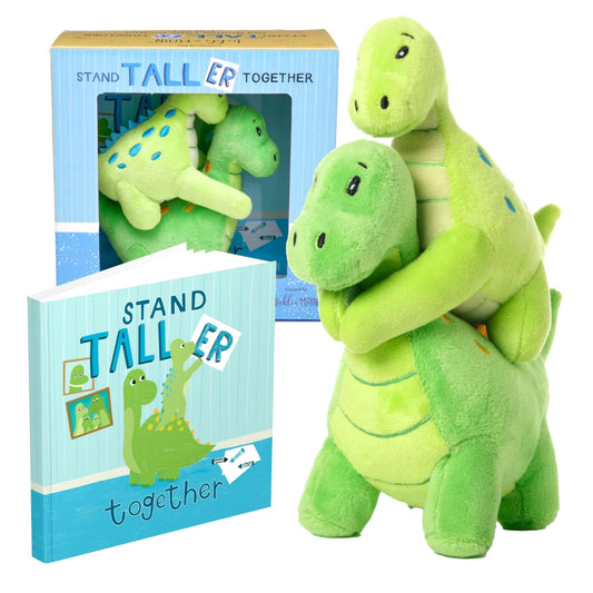 Tickle & Main big brother dinosaur set packaging, ready for gifting and unboxing joy.