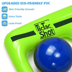 TicTac Shot red and blue balls for quick, lively pool matches.