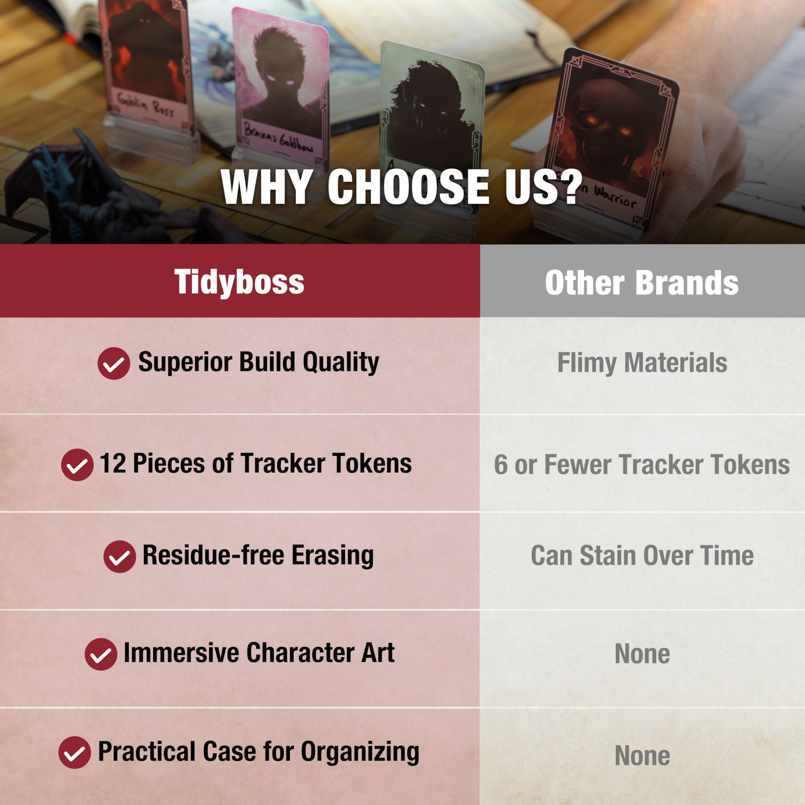 Tidyboss ideal gift for dungeon masters and tabletop campaigns
