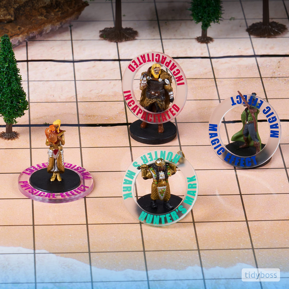 Tidyboss Hex and Hunter's Mark included for key RPG tracking