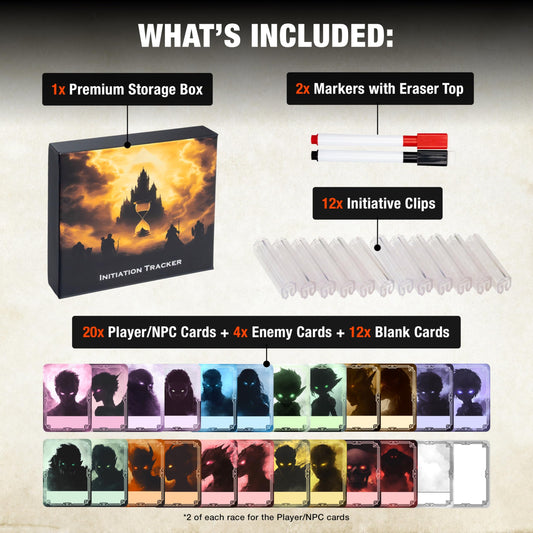 Tidyboss player and enemy cards set for quick reference during battles